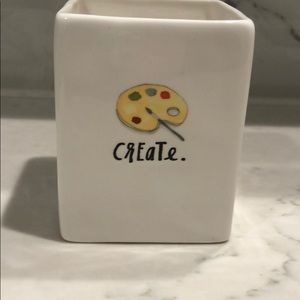 Rae Dunn painting brush/ pencil holder
